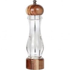 KKC HOME ACCENTS 소금 그라인더 나무 바다 분쇄기 거친 아크, 8 in (Acrylic)