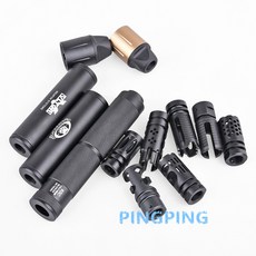 14mm 메탈 더미 소염기 소음기 M4 HK416 M416 파츠, 공식 표준 분배, 빅 브이 쇼트 소 14 역치 19mm 다이렉트