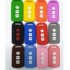 혼다 실리콘 케이스 키커버 스마트키케이스 열쇠고리 키홀더 PCX 125 150 혼다악세사리 용품, (12)살구핑크