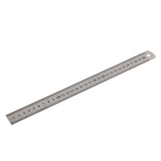 양면 스테인레스 스틸 스트레이트 눈금자 미터법 정밀 측정 도구 15cm/6 인치 30cm/12 인치 학교 사무실 용품 통치자-AliExpress, 30 cm