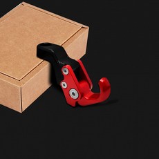 MOXI 오토바이 미러형 접이식 봉지걸이 튜닝 헬멧 고리 후크 엔맥스 XMAX PCX, 1개, 레드(RED)