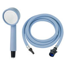 닥터워터 마카롱 원터치 샤워 헤드 + 호스 2m 세트, 1개, SKY BLUE 1세트, SKY BLUE