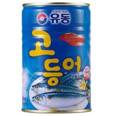 유동 고등어 통조림, 400g, 11개