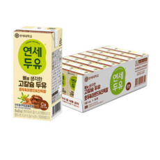 연세우유 뼈를 생각한 고칼슘 두유 호두 & 아몬드, 180ml, 24개