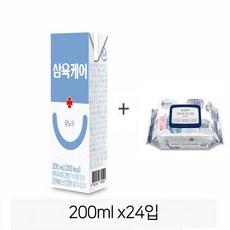 삼육케어 당뇨식200mlx24입(물티슈 3개증정), 24개, 200ml