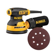 디월트 125mm 280W 원형 샌더 DWE6423 + 마끼다 샌딩페이퍼 320방 D54570 + 집진주머니, 1세트