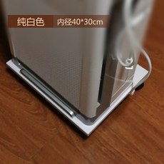 프린터선반 공기정화기 지지대 프린터기수납대 360도회전바퀴 이동식 화분대 캐비닛, 순수한 흰색 스톱로드 40 30cm