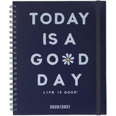 Academic Planner 2020-2021 Life Is Good For Cambridge Weekly & Monthly Planner 8-1 / 2 "x 11" L, 단일상품