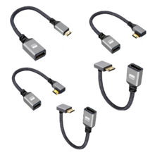 HDMI to Micro / Mini HDMI 양방향 연장 젠더 4K 노트북 포터블 모니터, 1개, RL028/MiNi 우측