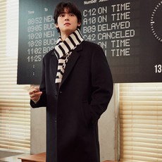 지오다노 동수원점 남성 차은우 울 캐시미어 싱글 코트 01073917