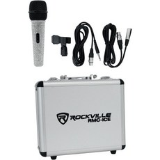 락빌 RMICSR 핸드헬드 DJ 보컬 레코딩 유선 마이크케이블마이크 케이스 블랙, Diamond Mic_Microphone