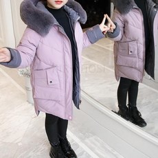 kirahosi 여아 키즈 주니어 데일리 패딩 점퍼 야상 아우터 58호+ 덧신 증정 BPr2t5rp