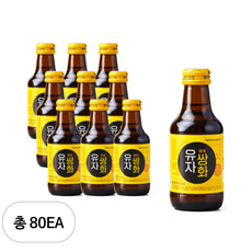 제트스카이 광동 유자쌍화, 150ml, 80개