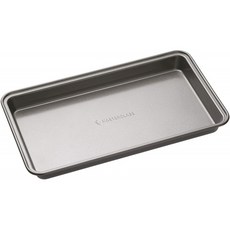 영국직송 MasterClass Brownie Tin with PFOA Free Non Stick 견고한 1 mm 두께 탄소강 34 x 20 cm 직사각형 트레이 베이크