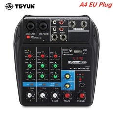 DJ 믹싱 믹서 비트메이커 힙합 8 6 4 채널 전문 사운드 콘솔 컴퓨터 입력 전원 번호 48v가있는 pc 컴퓨터 용 라이브 방송