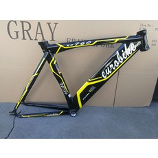 EUROBIKE프레임 자전거프레임 크롬 알루미늄 스틸, 블랙 1760 광택 블랙 프레임