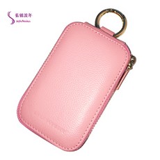 소 금 류 년 가방 열쇠 가방 여 대 용량 자동차 열쇠 열쇠 케이스 카드 지갑 방 범 도 어 열쇠 가방 핑크색