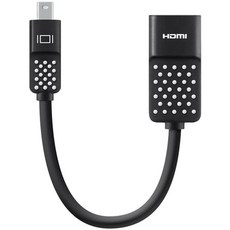 일본직발송 2. BELKIN 변환 어댑터 MINI DISPLAYPORT TO HDMI HDTV 4K 12CM 블랙 F2CD079BT-A B013P0JTX0, One Size_One Color, One Color, 상세 설명 참조0