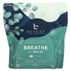 뷰티바이어스 Beauty By Earth Breathe 샤워용 스티머 제 유칼립투스 민트 7정