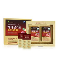 애플트리김약사네 밀크씨슬 실리마린 나이아신 판토텐산 엽산 마카 고함량 간에좋은 간영양제 헤파살리도 프랑스 식약처 기능성인정, 3개, 600mg x 30정 x 2ea