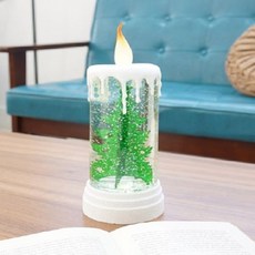 [메리크리스마스]크리스마스 트리 LED 초 워터볼 장식소품 불빛조명jin*#6085