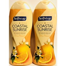 Softsoap 코스탈 썬라이즈 시트러스 블라썸 바디워시 443ml × 2개, 본문참고, 본문참고