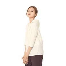 크로커다일레이디 직영_후드 7부 티셔츠_CLCFTS203