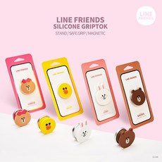 그립톡 라인프렌즈 베이직 S1 실리콘 스마트톡, 없음, 샐리