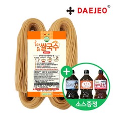 대저 현미쌀국수 500g (3~4인분) 우리쌀100% 국수면 소면, 1개