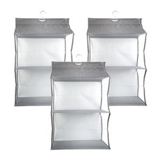 생활의정석 가방보관함 4종, 2단 그레이 3P, 3개