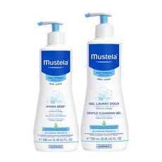 무스텔라 이드라베베 바디로션 500ml/젠틀 클렌징 젤 750ml, 단품없음