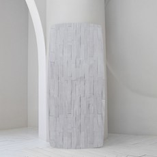 밀라노 타원형 접이식 좌식테이블 1800, 다크우드