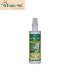 미국 NaturVet 소변훈련 Potty Here Training Aid 8온즈, 1개