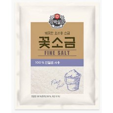 백설 꽃소금 500g x 3개, 단품