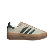 [정품] 아디다스 우먼스 가젤 볼드 크림 화이트 컬리지에이트 그린 (W) Adidas Gazelle Bold Cream White Collegiate Green