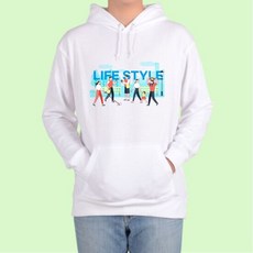 후드티 프린팅티셔츠 소확행 힐링 A4 (WFCF648)