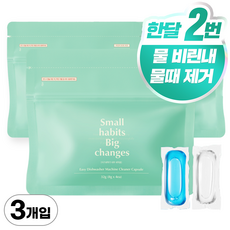 소소이지 이지 캡슐 식기세척기 클리너 2회분