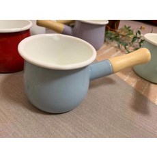 미니 밀크팬 인덕션 우유 법랑 냄비 편수 이유식 죽 스프 10cm, 블루
