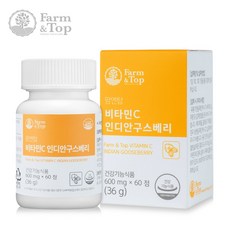 팜엔탑 비타민c 인디안구스베리 600mg*60정, 없음, 상세페이지 참조, 상세페이지 참조