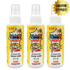 일양약품 모스젯 100ml 모기기피제 (스프레이타입), 3개