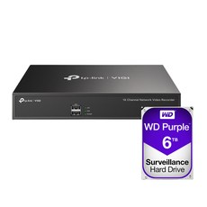 티피링크 VIGI NVR1016H＋6TB HDD 16채널 CCTV NVR 녹화기 세트, 1개 - 16채널cctv녹화기