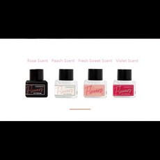 로즈 피치 스위트 바이올렛 향수 소녀 달콤한 단어 정원 수줍은 5ml x 4 개, [01] 4pcs in set, 4개