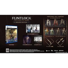 Flintlock (Deluxe Edition) -PS5 (특전) 추가 DLC 콘텐츠 (챔피언 의상 노블 의상 뱅가드 의상 챔피언의 권총 챔피언 도끼) DL 전단지 봉입, 상세페이지 참조, 1개