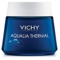 Vichy Aqualia Thermal 비쉬 아쿠알리아 떼르말 히알루론산 함유 나이트 스파 크림 & 페이스 마스크 1팩