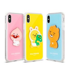 갤럭시노트10 카카오 리틀 프렌즈 크리스탈 케이스 SM-N971 어피치, 단일 색상