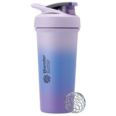 Blender Bottle Sleek SS 按壓式不銹鋼搖搖杯, 夢幻丁香紫, 740ml, 1個