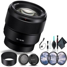 소니 FE 85mm f1.8 렌즈 SEL85F182 필터 키트 캡 키퍼 청소 등 - 소니85mm1.8