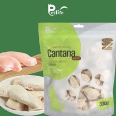 칸타나 동결건조 고양이 치킨큐브 치킨텐더, 1개, 300g