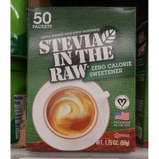 Stevia in the Raw 스테피아 인더 로우 제로 칼로리 50개입 x 50g 4팩, 1세트