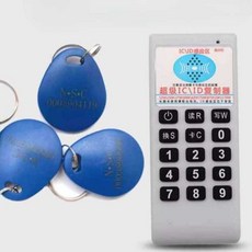 벨라시엘 휴대용 카드복사기 스마트 리더기 NFC 복사출입카드 리더 ID, ID 복사기 + 버클 4개 + 스티커 2개, 1개